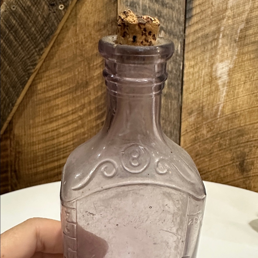 Vintage Antique Purple Medicine Liquor Glass Bottles~Warranted Flask - Picture 3 of 15